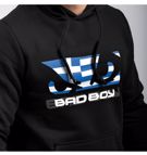 BAD BOY greek flag HOODIE - black